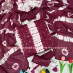 গুলবাহার সিকুয়েন্স টাইডাই বাটিক থ্রি পিস