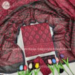 ন্যাচারাল ফ্রাইড কটন বাটিক থ্রি পিস