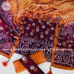 ন্যাচারাল ফ্রাইড কটন বাটিক থ্রি পিস