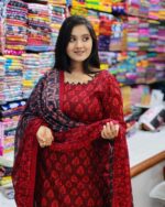 ন্যাচারাল ফ্রাইড কটন বাটিক থ্রি পিস - Image 2