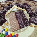 সুন্দরী বাটিক থ্রি পিস ১০০% সুতি কাপড় - Image 2