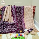 সুন্দরী বাটিক থ্রি পিস ১০০% সুতি কাপড় - Image 5