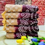 সুন্দরী বাটিক থ্রি পিস ১০০% সুতি কাপড় - Image 3