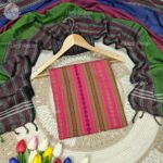 আনস্টিচ প্রিমিয়াম ৮০% কটন কাশ্মীরি তাঁত থ্রি পিস